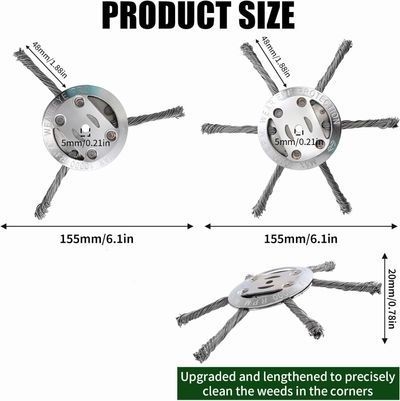 🔥🔥Hot Deal Summer SALE OFF UP TO 50%🔥🔥Universal Steel Wire Wheel Head Grass Trimmer Head